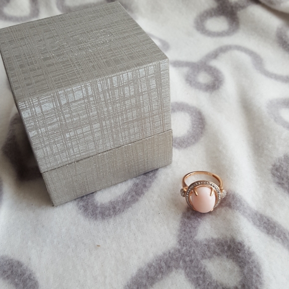 Rose gold over sterling silver ring - Picture 3 of 11